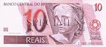10 Real - Recto - Brésil