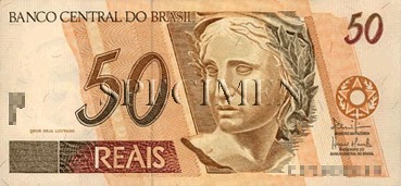 50 Real - Recto - Brésil