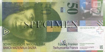 50 Franc - Recto - Suisse