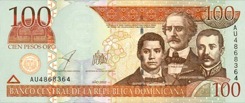 100 Peso - Recto - Rép. Dominicaine