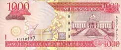 1000 Peso - Recto - Rép. Dominicaine