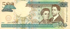 500 Peso - Recto - Rép. Dominicaine