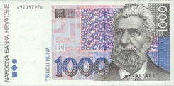1000 Kuna - Recto - Croatie