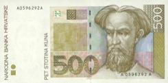 500 Kuna - Recto - Croatie