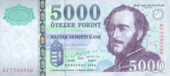 5000 Forint - Recto - Hongrie