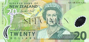20 Dollar - Recto - Nouvelle Zélande