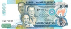 1000 Peso - Recto - Philippines
