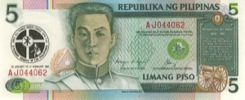 5 Peso - Recto - Philippines