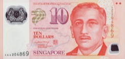 10 Dollar - Recto - Singapour