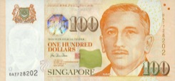 100 Dollar - Recto - Singapour