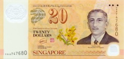 20 Dollar - Recto - Singapour