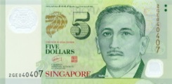 5 Dollar - Recto - Singapour