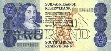 2 Rand - Recto - Afrique du Sud
