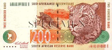 200 Rand - Recto - Afrique du Sud